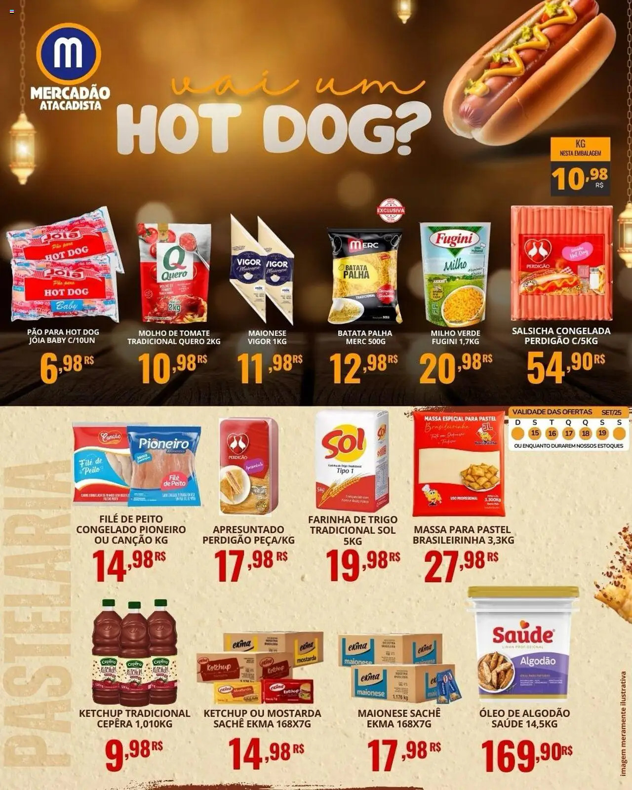 Mercadão Atacadista Folheto - válido de 15.09.2025 | Página: 2 | Produtos: Milho verde, Salsicha, Ketchup, Maionese