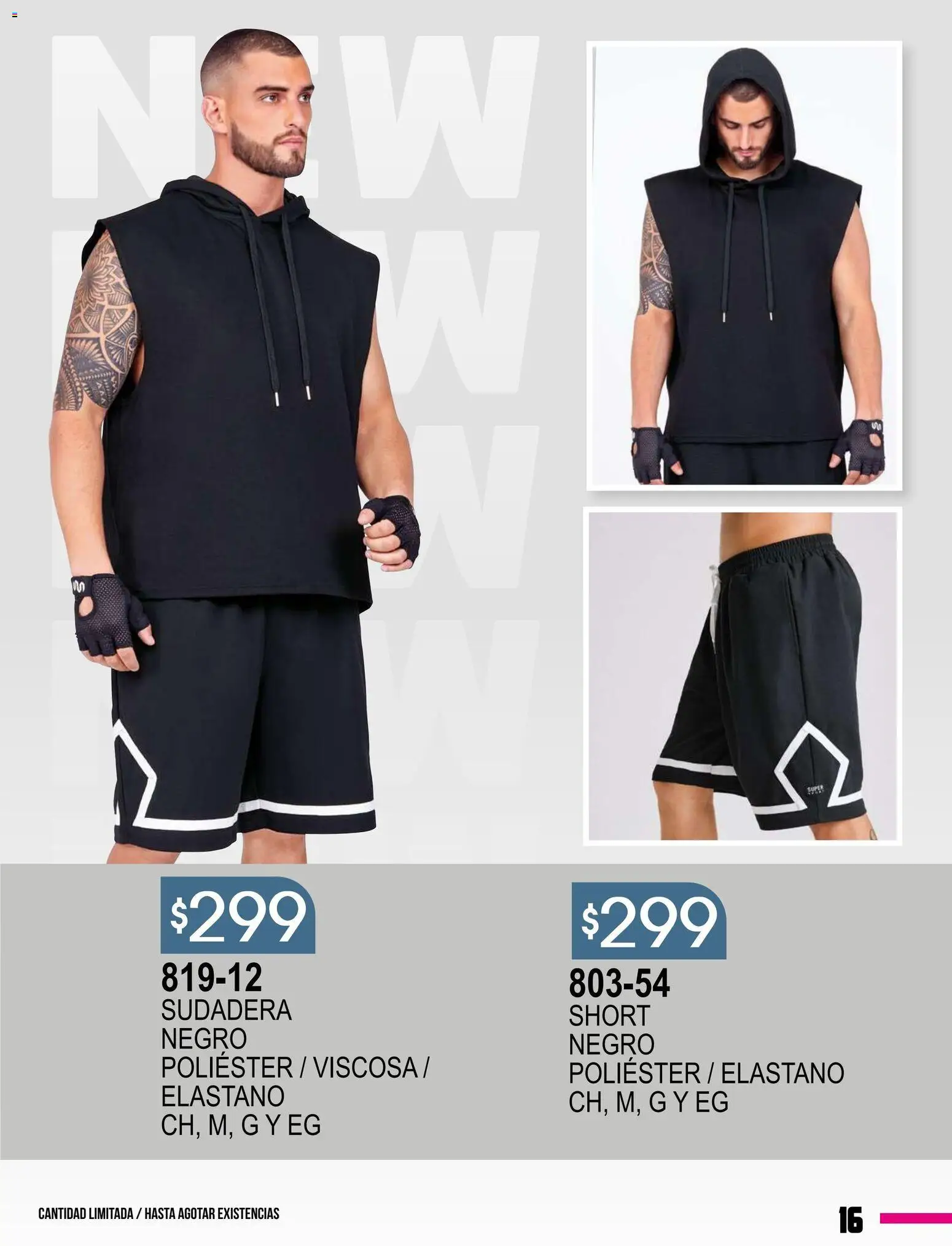 Nuevas ofertas de Cklass válidas en toda la República Mexicana desde el 08.01.2026. ¡Encuentra las mejores ofertas en Cklass catálogo Especial Supersport Caballero! | Página: 17 | Productos: Sudadera, Short