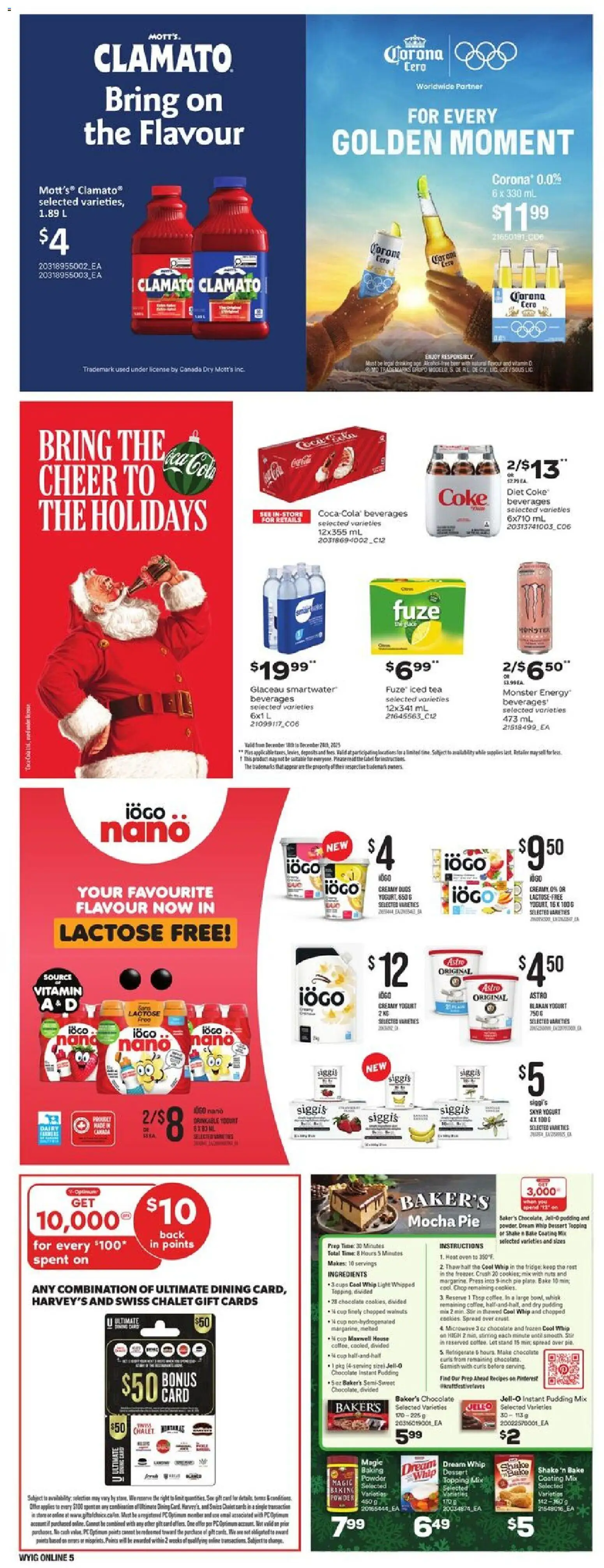 Independent Grocer flyer valid from 18.12.2025 | Page: 18 | Products: Tea, PC, Oven, Chocolate
