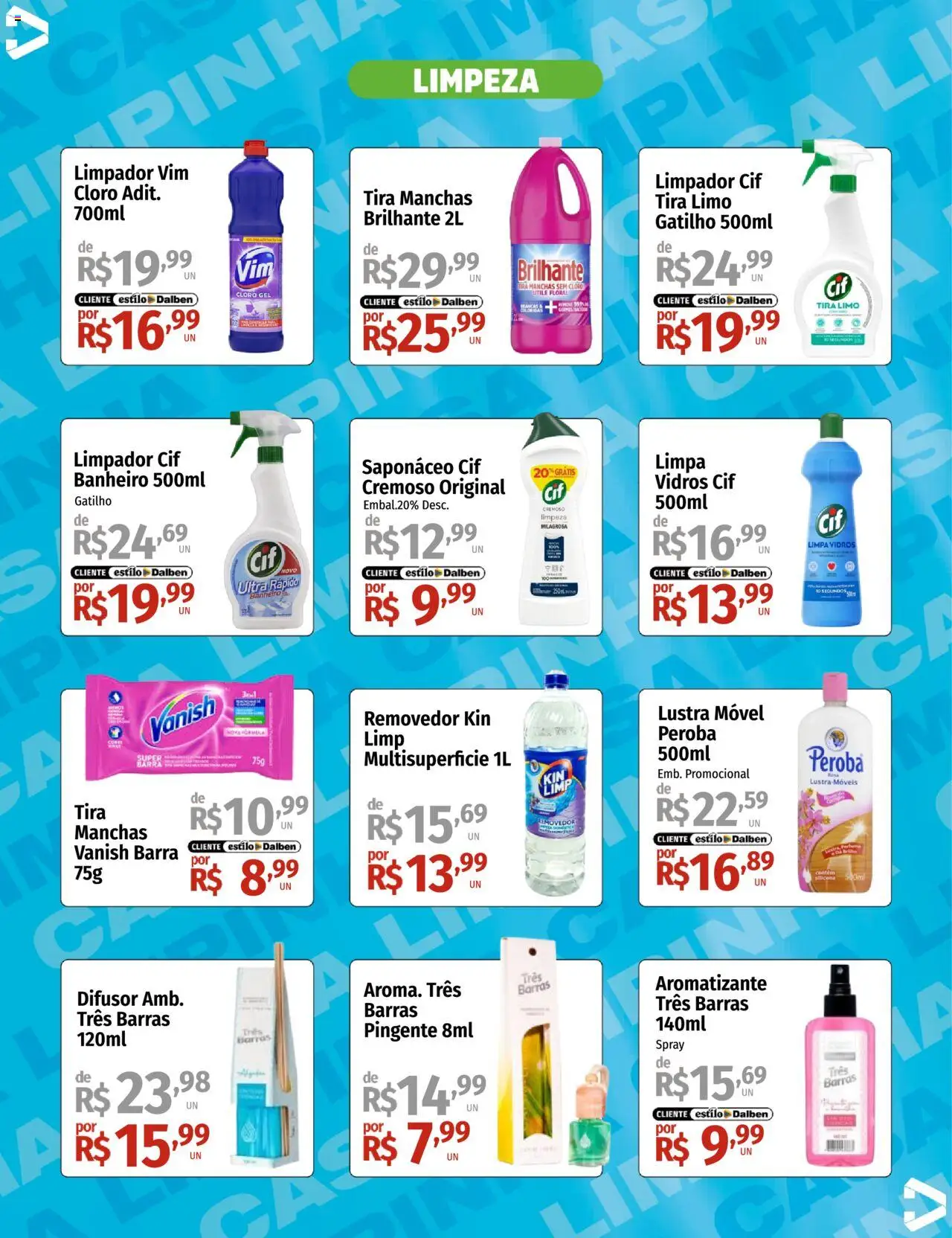 Supermercado Dalben Folheto - válido de 20.10.2025 | Página: 2 | Produtos: Cloro, Tira manchas, Pingente, Saponáceo