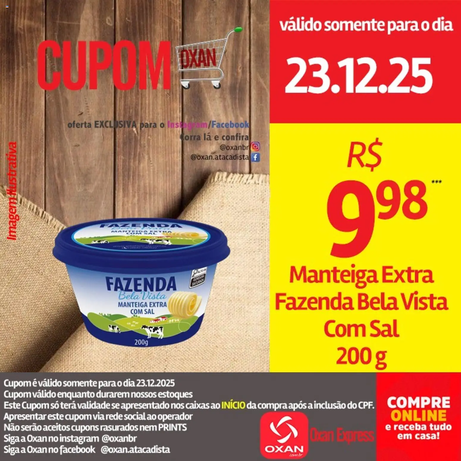 Oxan Atacadista Folheto - válido de 23.12.2025 | Página: 16 | Produtos: Manteiga, Sal