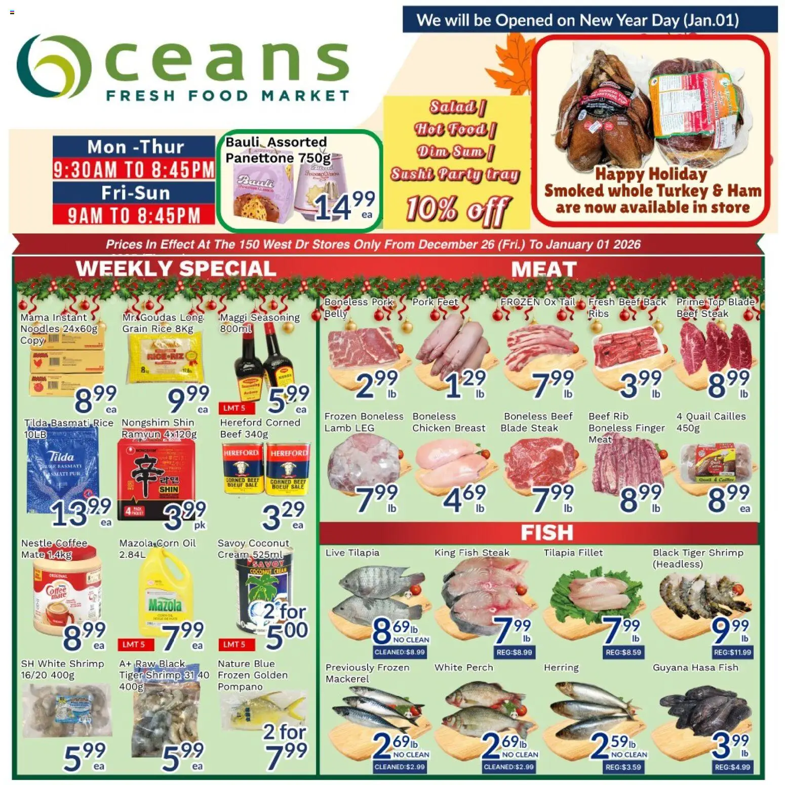 Oceans flyer valid from 26.12.2025 | Page: 1