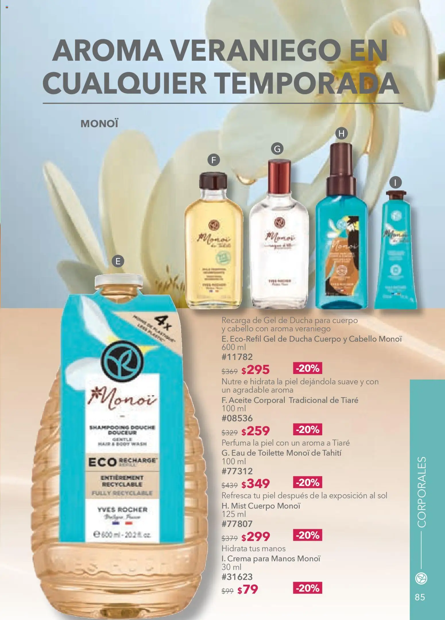 Nuevas ofertas de Yves Rocher válidas en toda la República Mexicana desde el 20.01.2026. ¡Encuentra las mejores ofertas en Yves Rocher campaña 2 2026! | Página: 90 | Productos: Aceite, Body, Eau de toilette, Gel de ducha