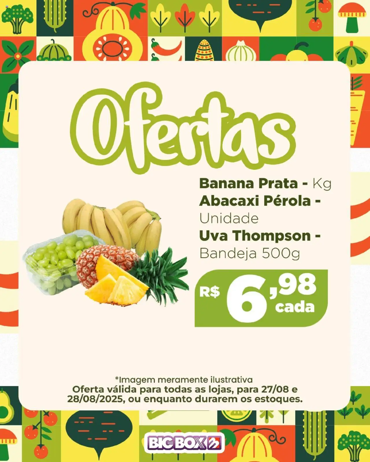 Big Box Folheto - válido de 27.08.2025 | Página: 3 | Produtos: Abacaxi, Bandeja