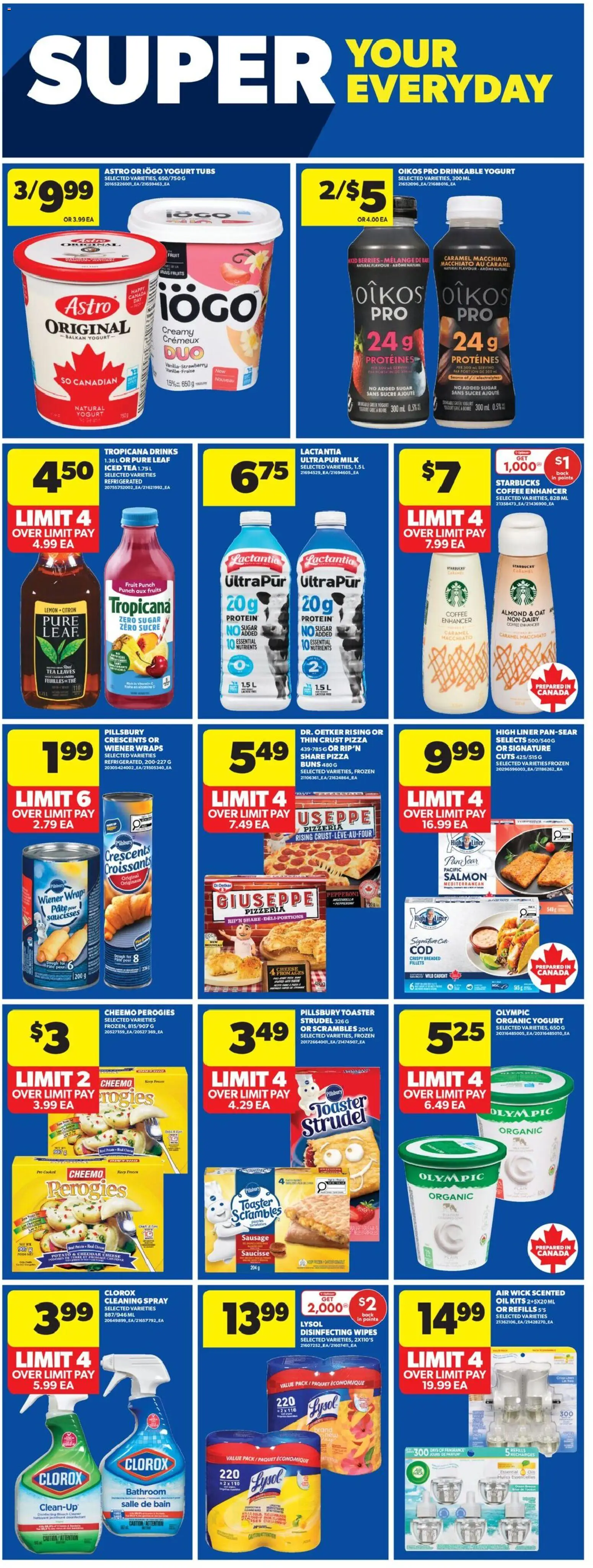 Real Canadian Superstore flyer valid from 15.01.2026 | Page: 23 | Products: Tea, Cookies, Milk, Cheese