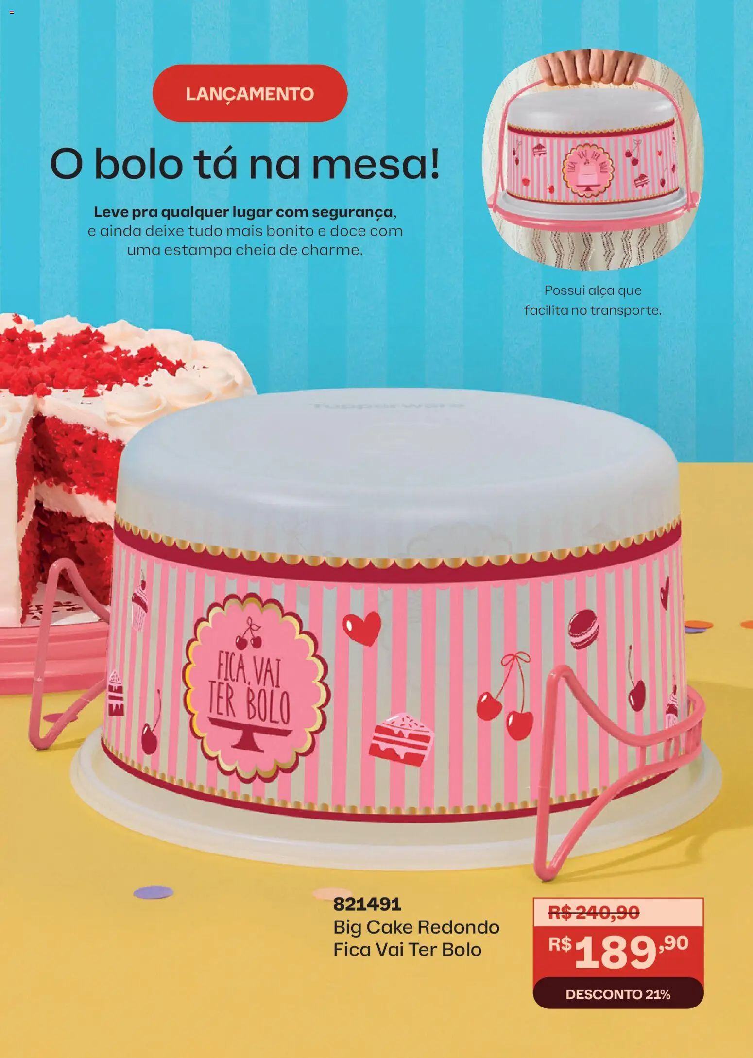 Tupperware Folheto - válido de 01.05.2026 | Página: 37 | Produtos: Mesa, Bolo