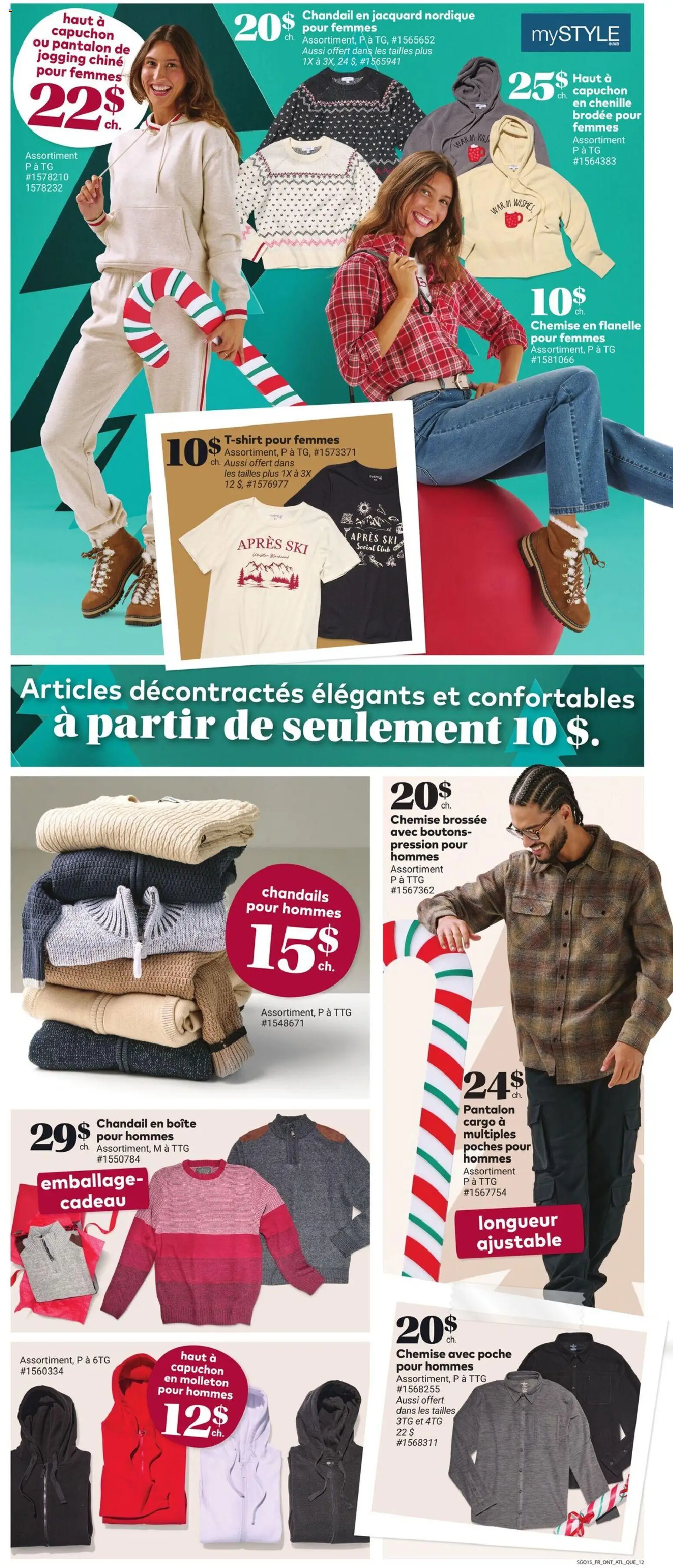 Giant Tiger flyer valid from 12.11.2025 | Page: 14 | Products: T-shirt, Sweater, Hoodie, Pants