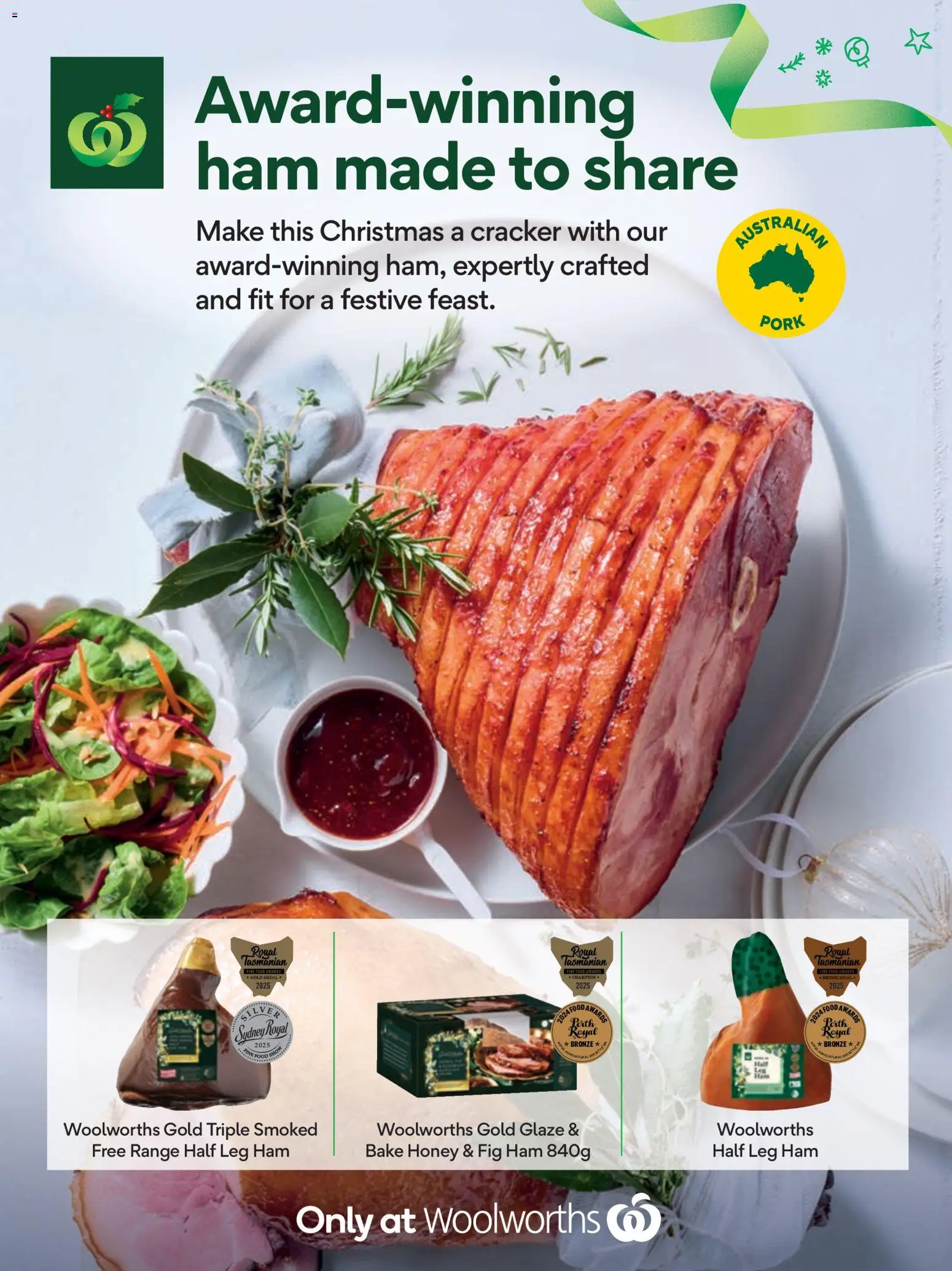 Woolworths catalogue - valid from 01.12.2025 | Page: 73 | Products: Ham, Honey, Pork