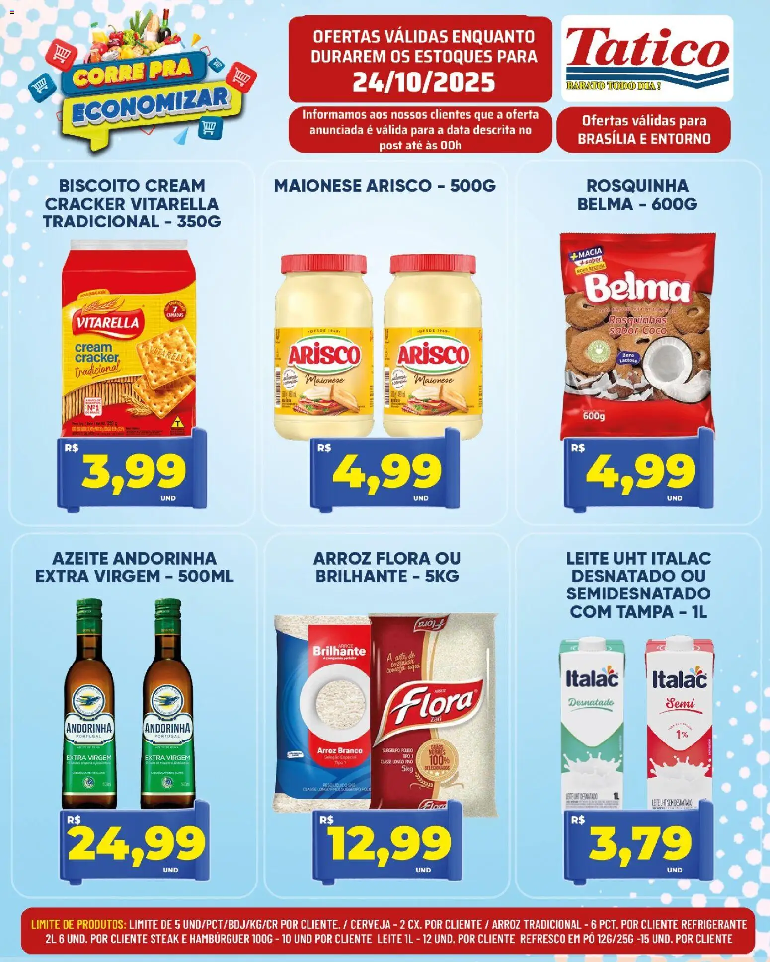 Tatico Folheto - válido de 24.10.2025 | Página: 4 | Produtos: Coco, Biscoito, Refresco, Hambúrguer