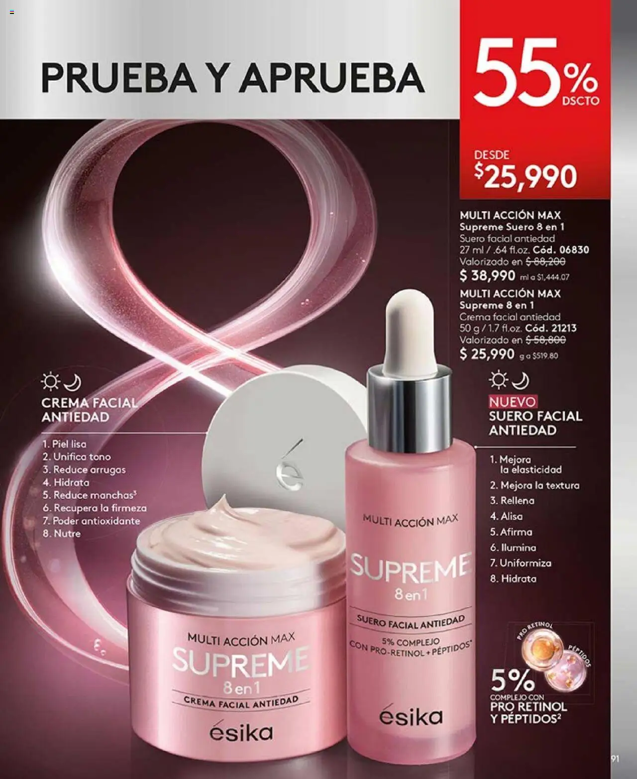 Ésika revista - valida desde el 14.10.2025 | Página: 91 | Productos: Crema