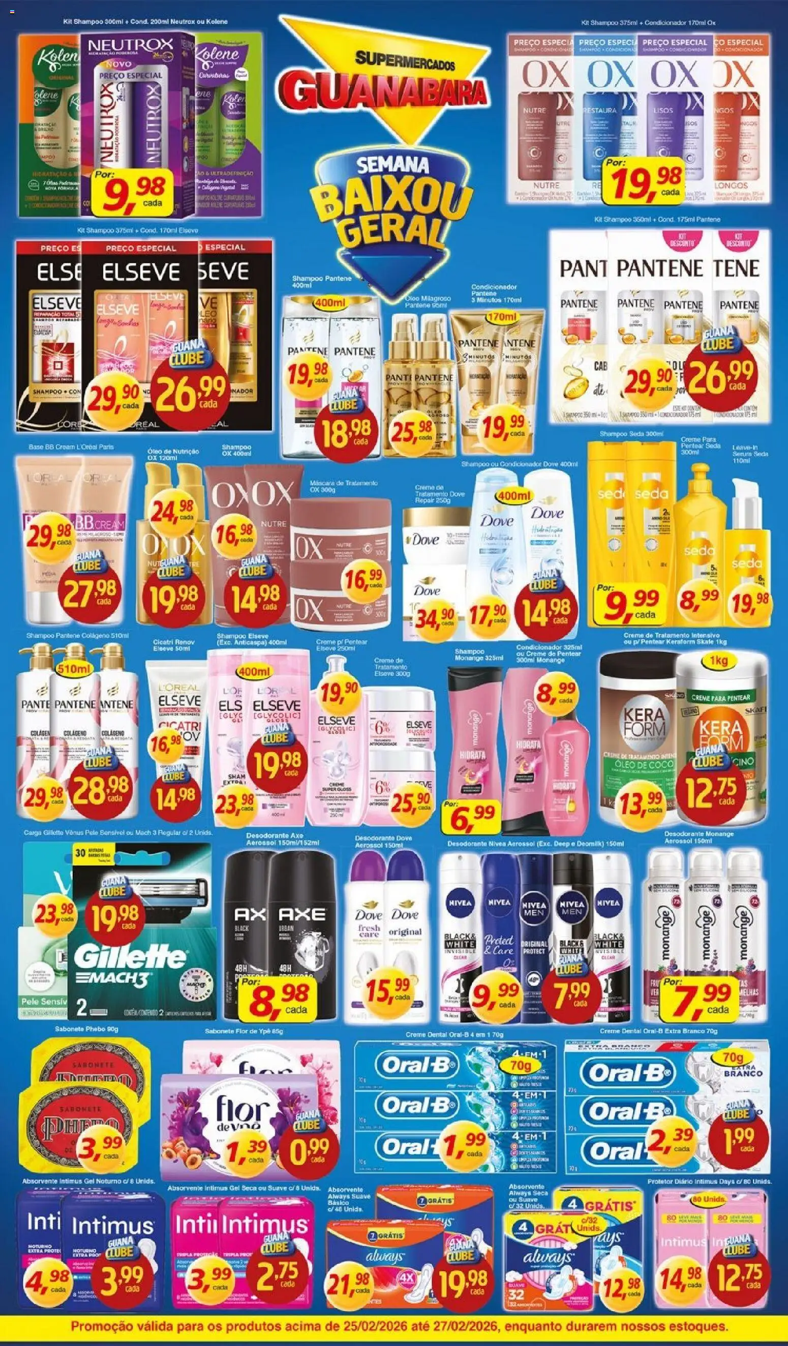 Supermercados Guanabara Folheto - válido de 25.02.2026 | Página: 10 | Produtos: Condicionador, Óleo, Óleo de coco, Creme dental
