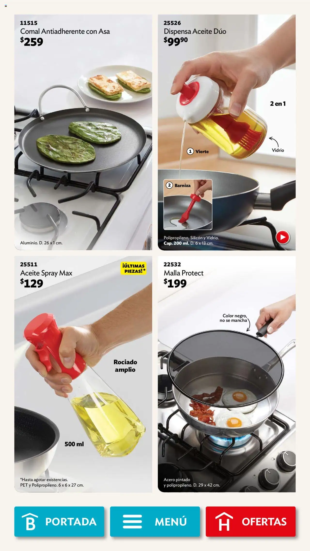 Nuevas ofertas de Betterware válidas en toda la República Mexicana desde el 29.09.2025. ¡Encuentra las mejores ofertas en Betterware - Campaña 10 2025! | Página: 38 | Productos: Aceite, Malla
