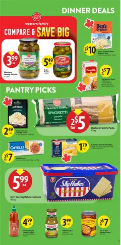 Preview of Save on foods weekly flyer / circulaire from shop Save on foods valid from 04.12.2025 | Page: 18 | Products: Rice, Pasta, Chicken