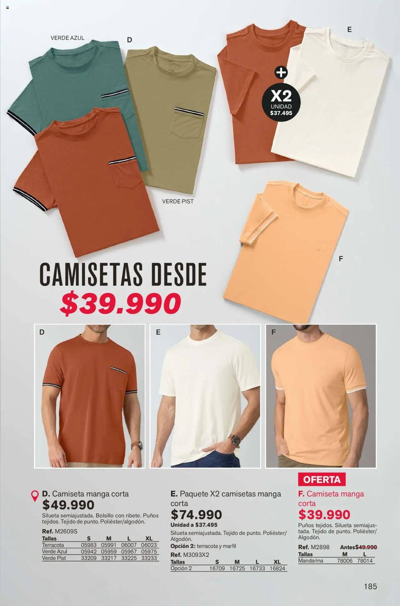Leonisa revista - valida desde el 01.09.2025 | Página: 185 | Productos: Camiseta