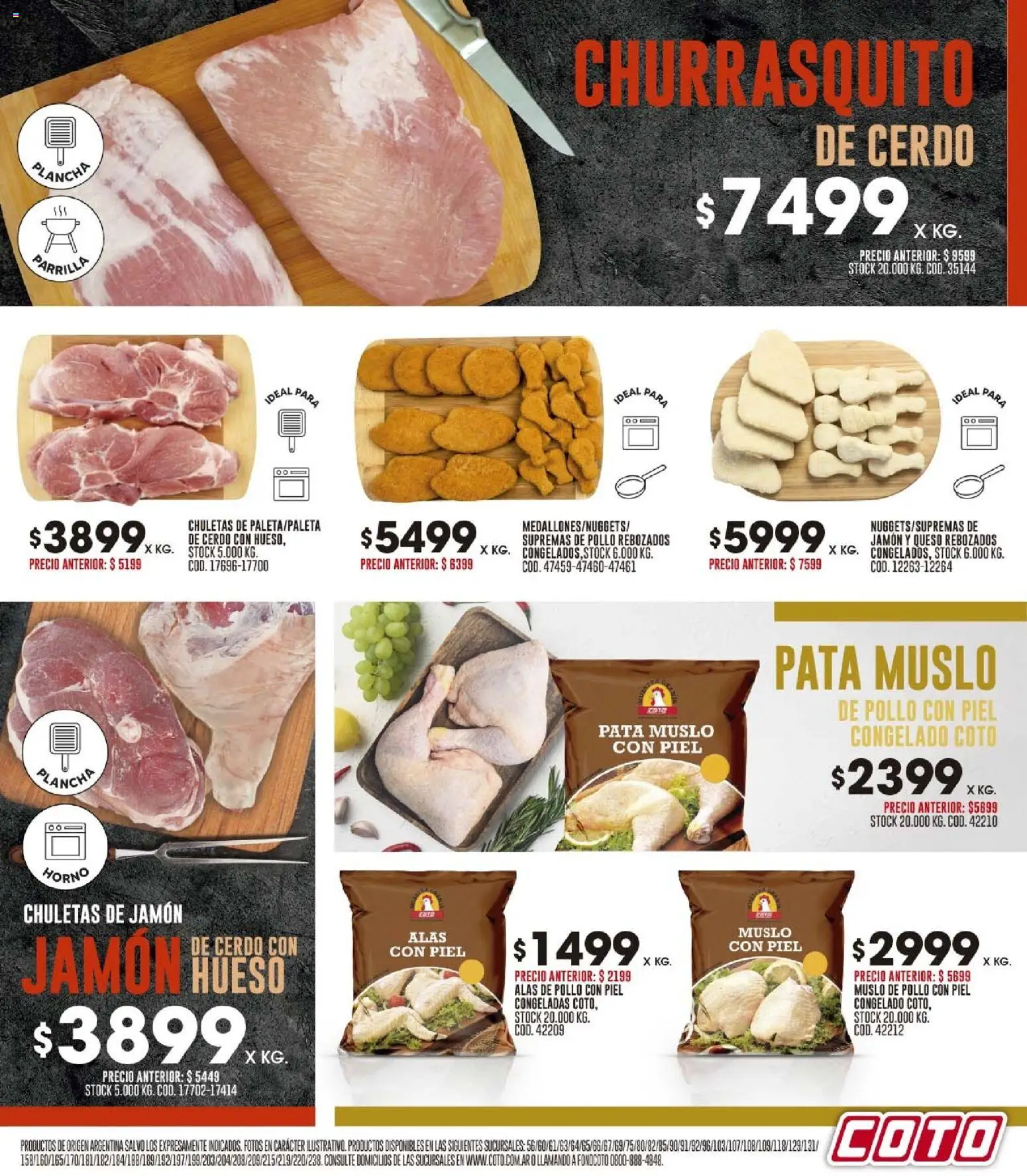 Coto - Ofertas │ válido desde el 17.11.2025 | Página: 5 | Productos: Horno, Pollo, Plancha, Cerdo