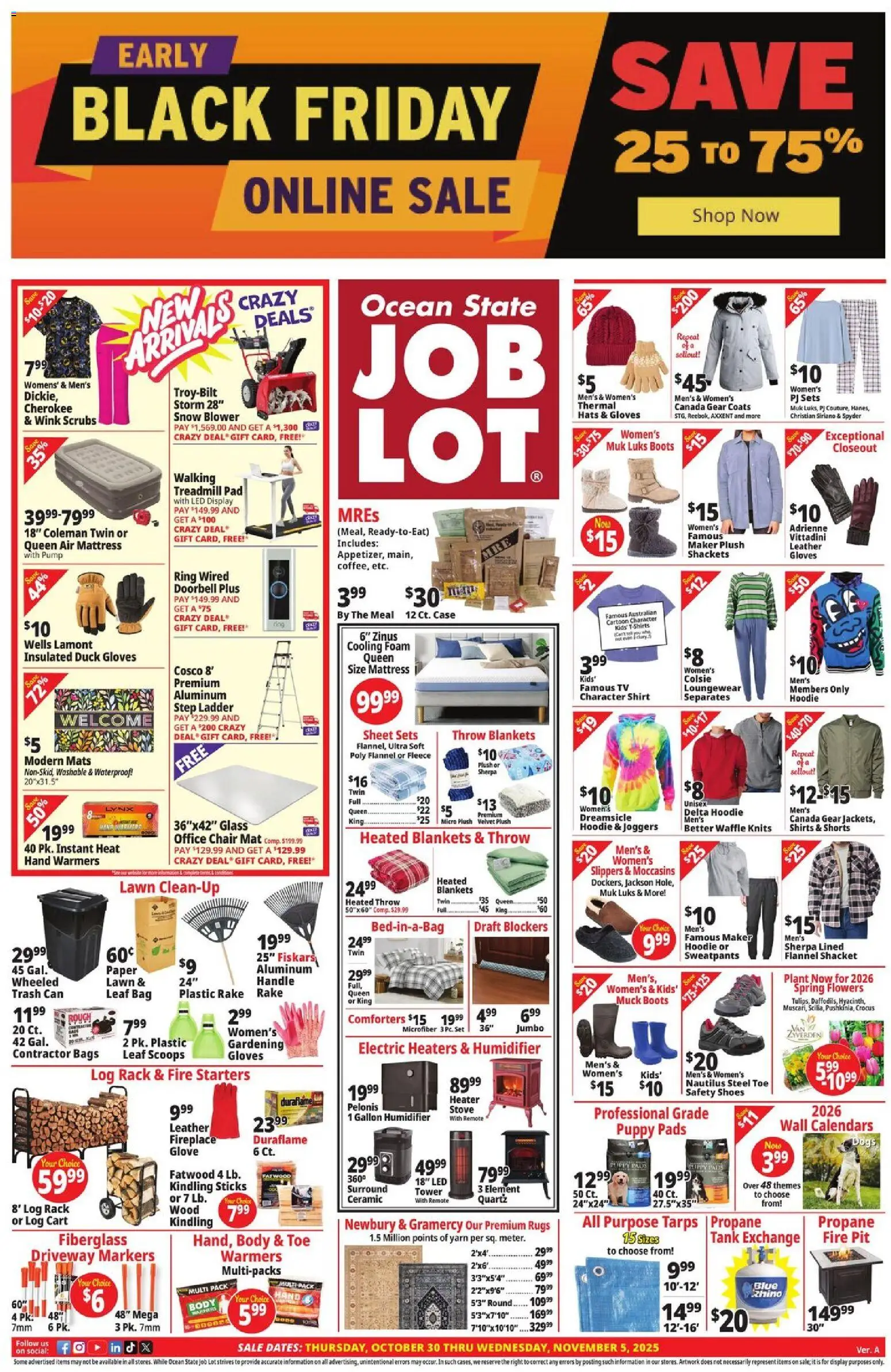 Ocean State Job Lot Black Friday - valid from 30.10.2025 | Page: 1
