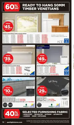 Preview of Spotlight Black Friday - valid from 24.11.2025 | Page: 10 | Products: Blinds, Light, Sunscreen, Screen