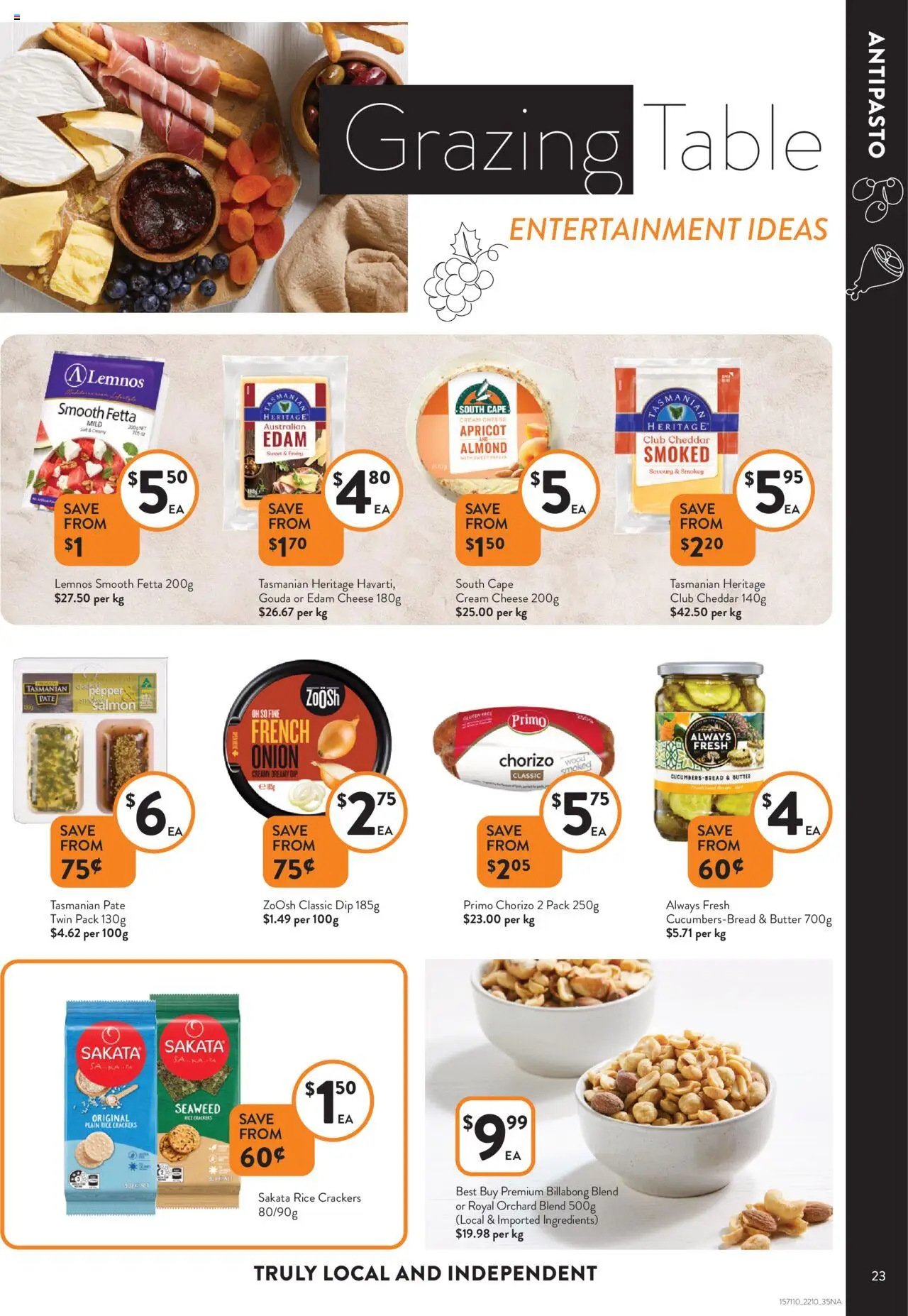 Foodworks catalogue - valid from 22.10.2025 | Page: 23 | Products: Crackers, Butter, Rice, Salmon