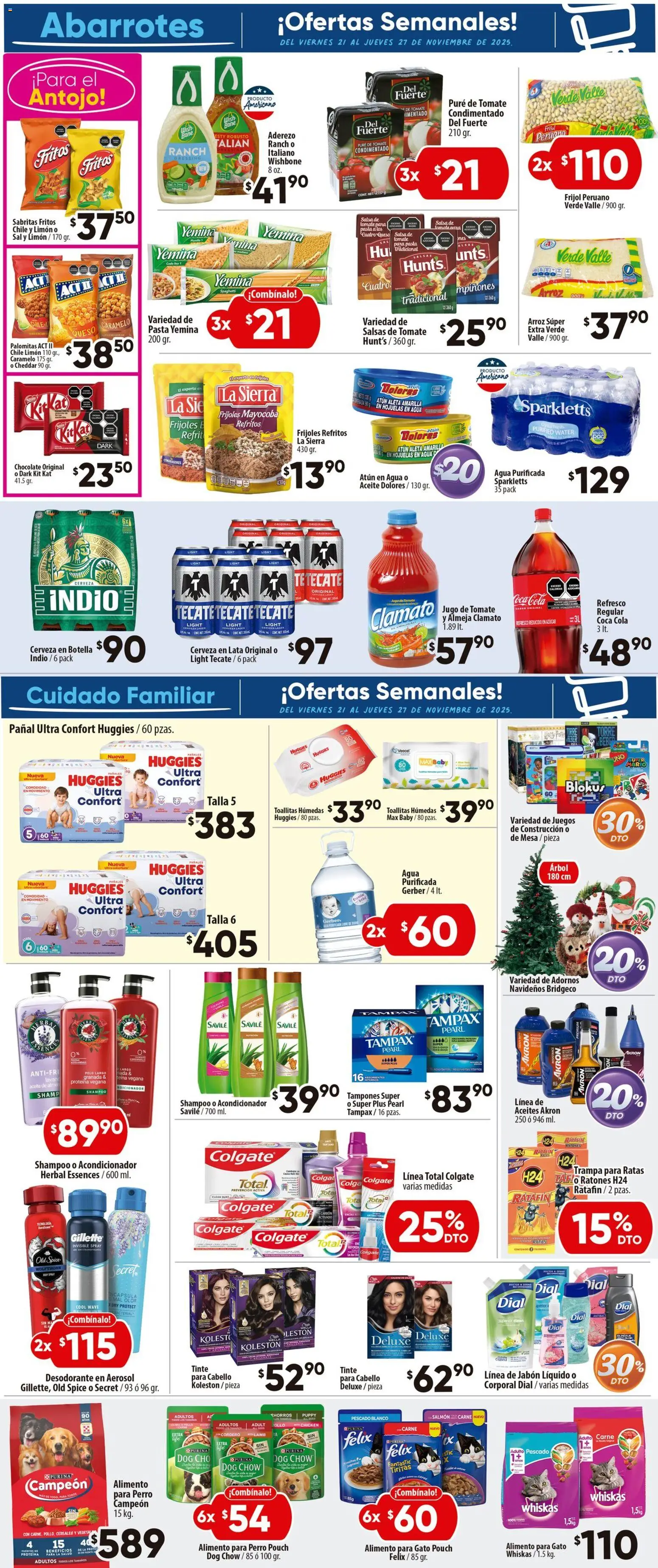 Nuevas ofertas de Calimax válidas en toda la República Mexicana desde el 21.11.2025. ¡Encuentra las mejores ofertas en Calimax folleto Tijuana! | Página: 3 | Productos: Jabón líquido, Atún, Pasta, Sierra