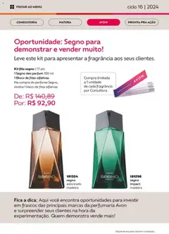 Avon - Campanha 16: Minha Consultoria - Pré-Visualização do folheto da loja Avon, válido de 26.09.2025 | Página: 89 | Produtos: Perfume, Fragrância, Fita