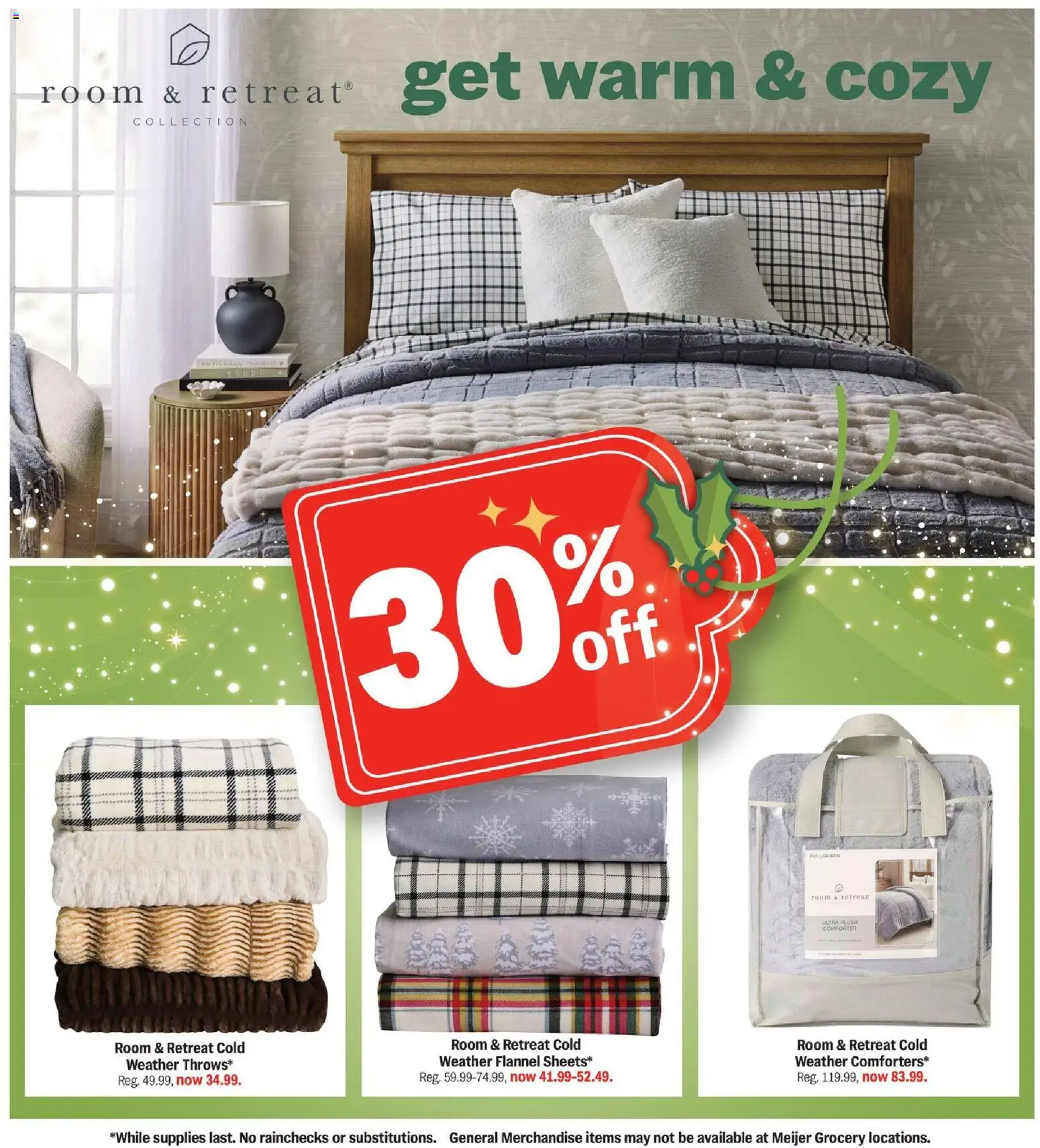 Meijer Holiday Deals - valid from 05.11.2025 | Page: 11 | Products: Comforter