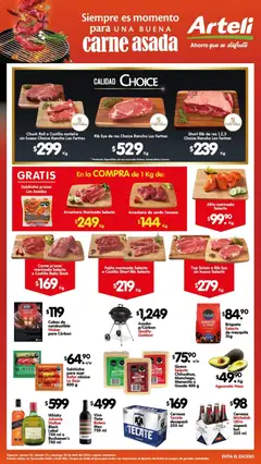 Vista previa de Arteli folleto Carnes & Cortes, nuevo folleto de la tienda, válido en México a partir del 24.04.2026