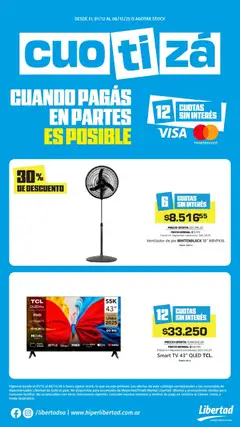 Vista previa Hipermercado Libertad - Cuotiza válido desde el 01.12.2025