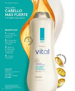 Catálogo Ésika Campaña 16 válido desde el 24.09.2025 | Página: 108 | Productos: Vitaminas, Acondicionador, Shampoo