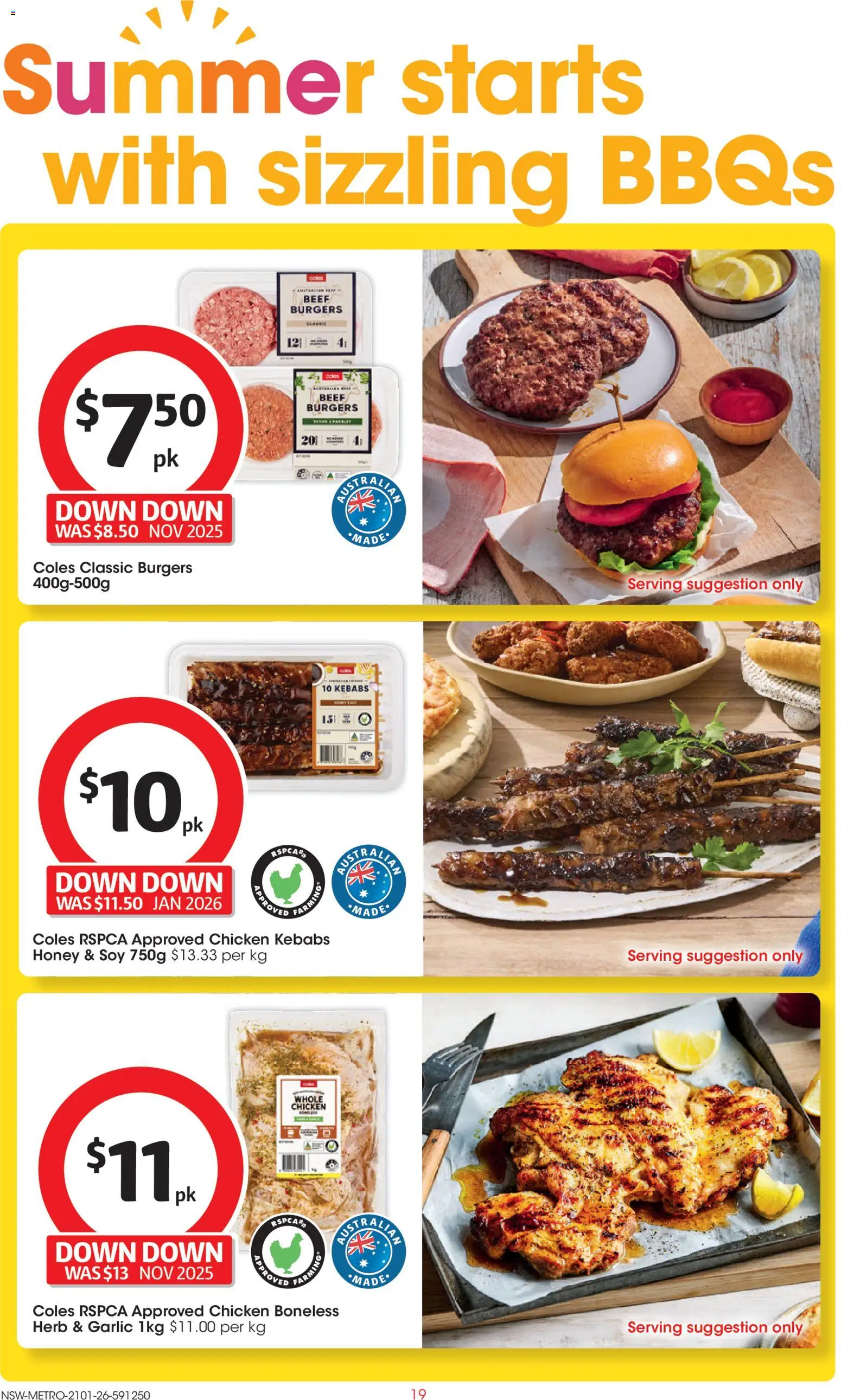 Coles catalogue - valid from 21.01.2026 | Page: 19 | Products: Herb, Honey, Chicken, Beef