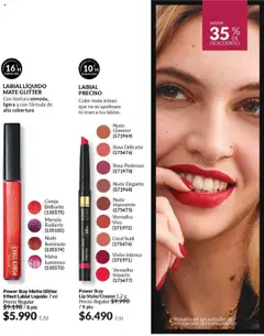 Catálogo Avon Campaña 12 válido desde el 02.07.2025 | Página: 12 | Productos: Glitter, Mate, Labial