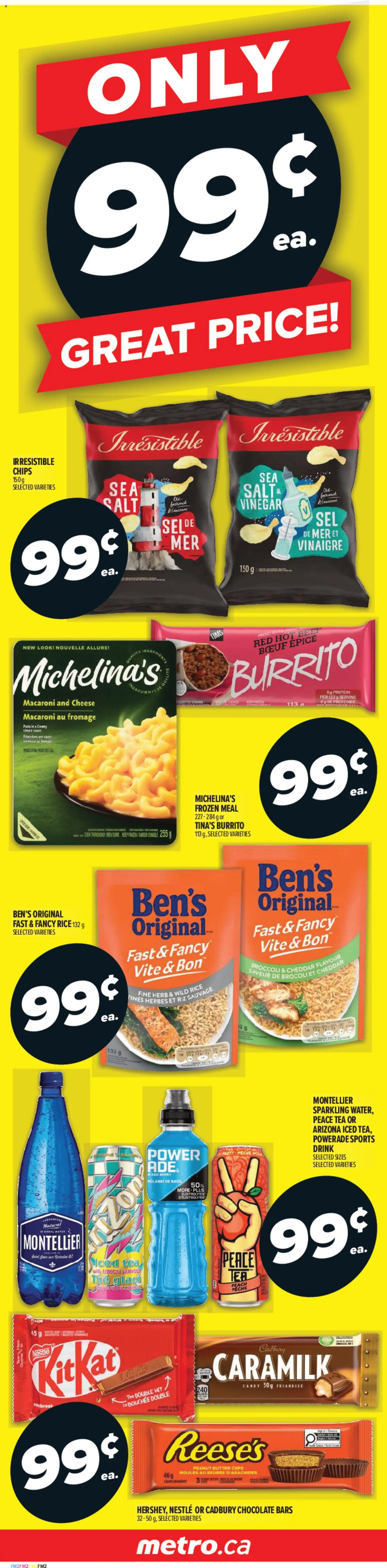 Metro flyer valid from 30.04.2026 | Page: 3 | Products: Rice, Tea, Chips, Cheese