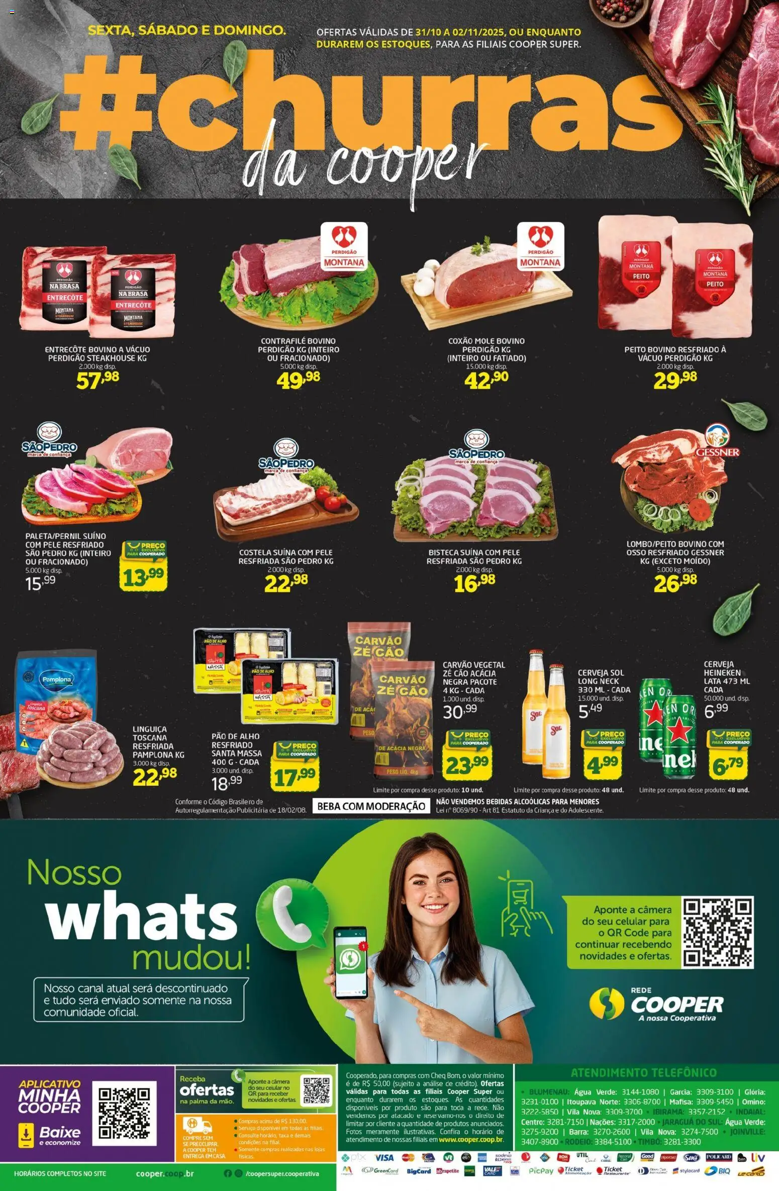 Cooper Folheto - válido de 31.10.2025 | Página: 4 | Produtos: Carvão vegetal, Celular, Pão, Massa