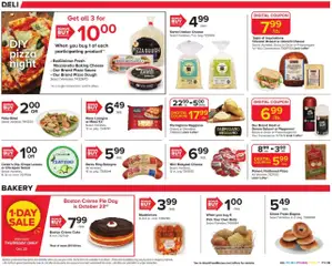 Preview of Giant weekly ads valid from 17.10.2025 | Page: 13 | Products: Bakery, Pizza, Salad, Bag