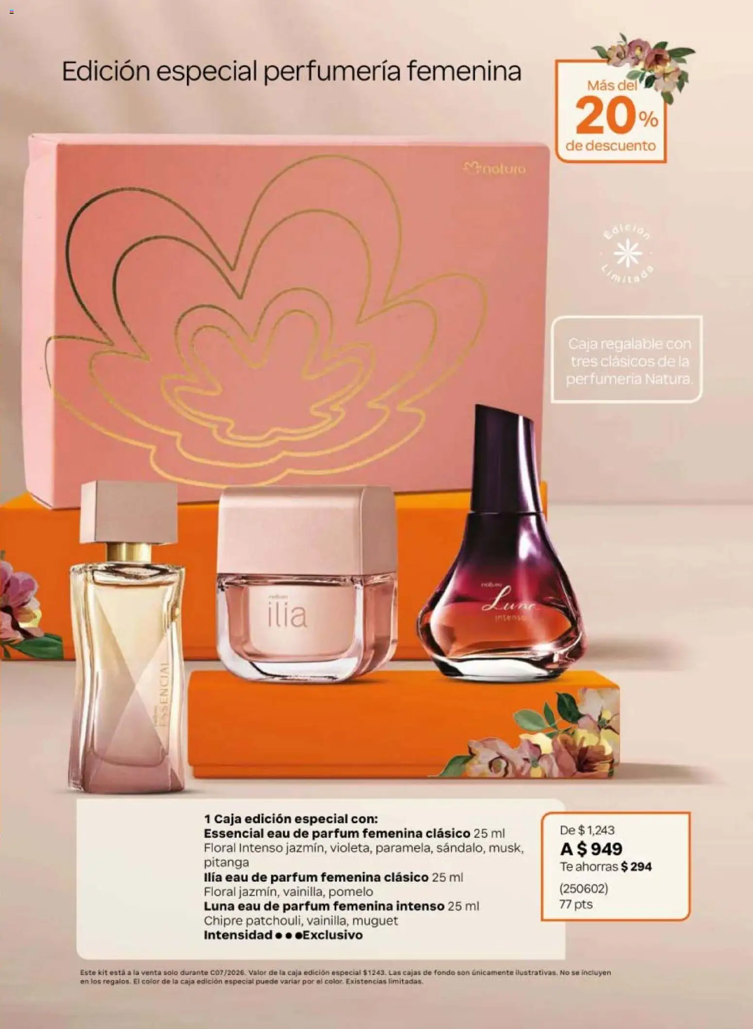 Nuevas ofertas de Natura válidas en toda la República Mexicana desde el 24.04.2026. ¡Encuentra las mejores ofertas en Natura campaña 7 2026! | Página: 9 | Productos: Té, Caja