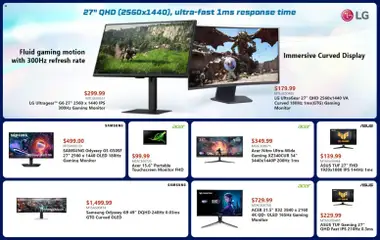 Preview of Canada Computers weekly flyer from shop Canada Computers valid from 17.04.2026 | Page: 4 | Products: Monitor