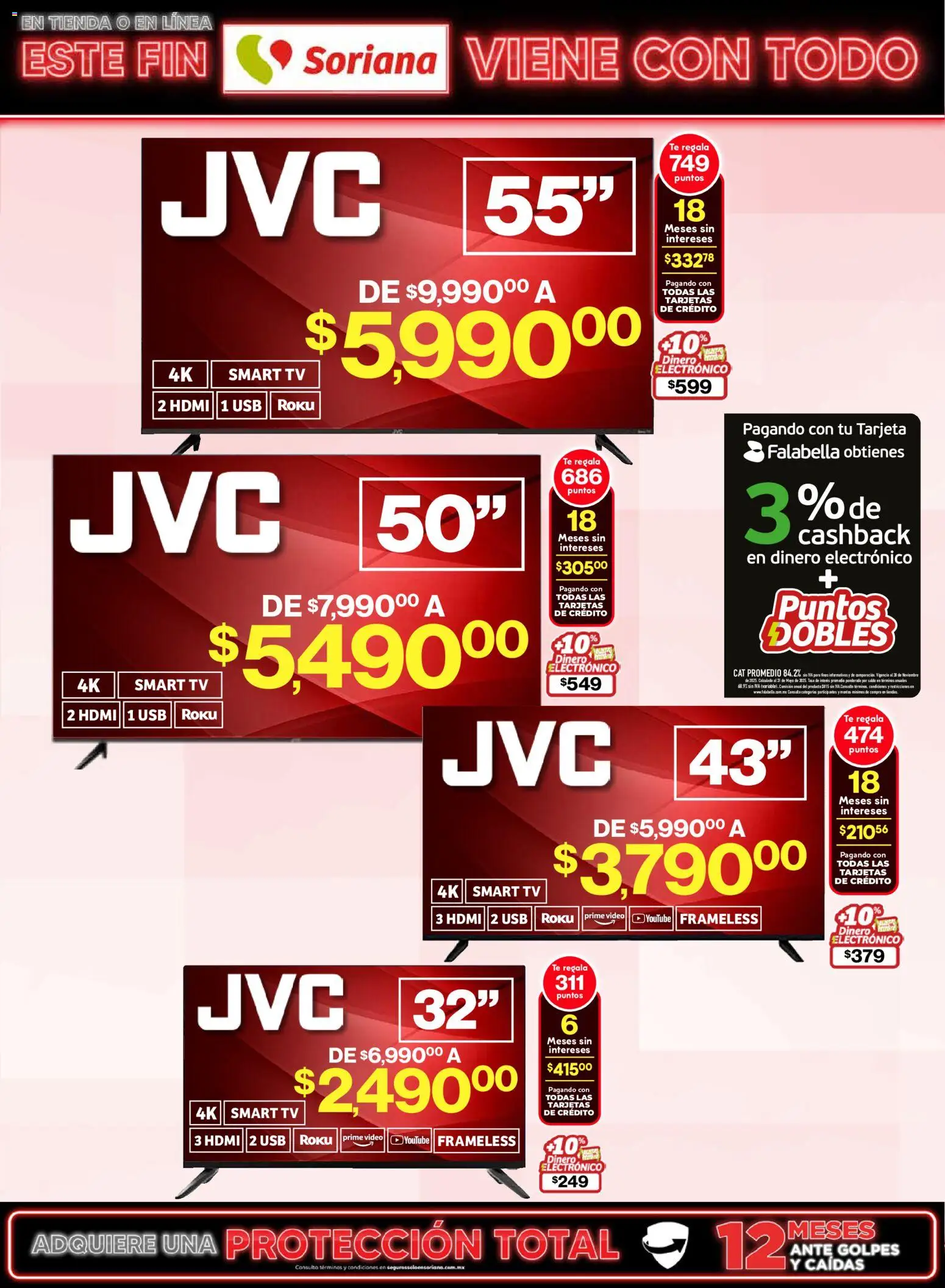 Nuevas ofertas de Soriana válidas en toda la República Mexicana desde el 05.11.2025. ¡Encuentra las mejores ofertas en Soriana - Este fin Soriana viene con todo Mercado Nacional! | Página: 3 | Productos: Usb, Té, Video