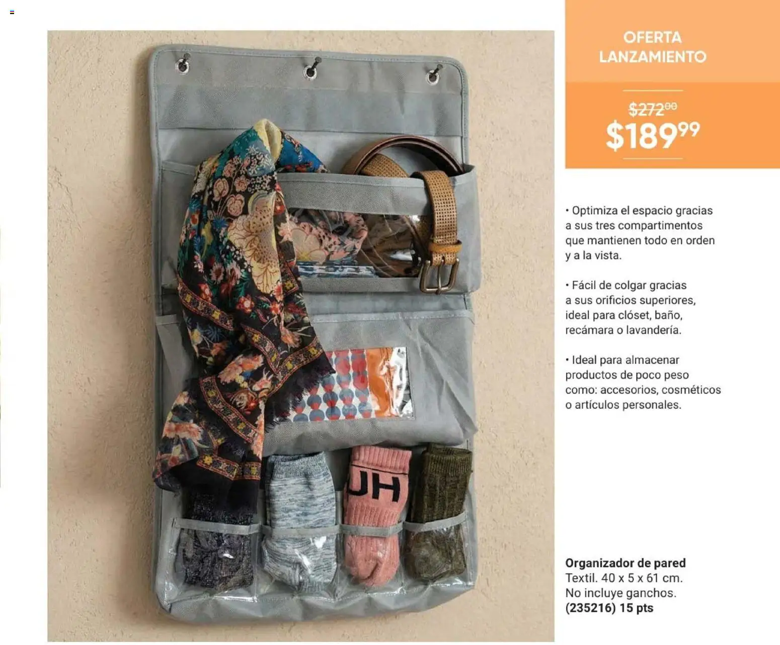 Nuevas ofertas de AVON válidas en toda la República Mexicana desde el 08.05.2026. ¡Encuentra las mejores ofertas en AVON Casa & Estilo 8 2026! | Página: 51 | Productos: Organizador