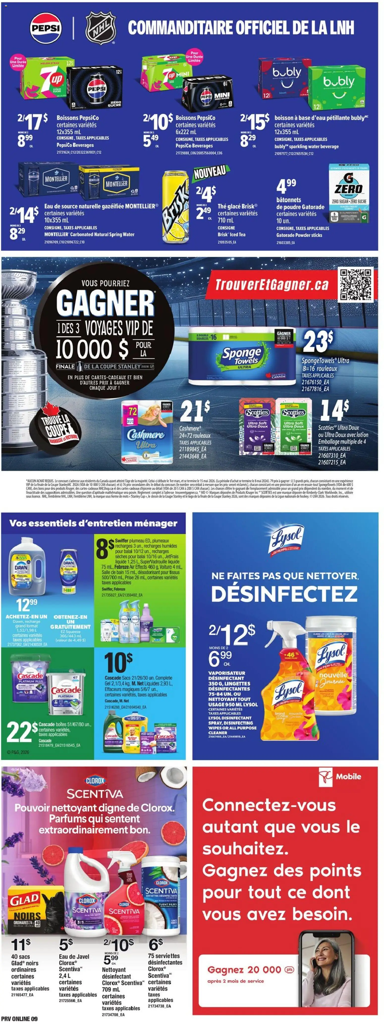 Provigo flyer valid from 23.04.2026 | Page: 11 | Products: Tea, Powder, Sponge