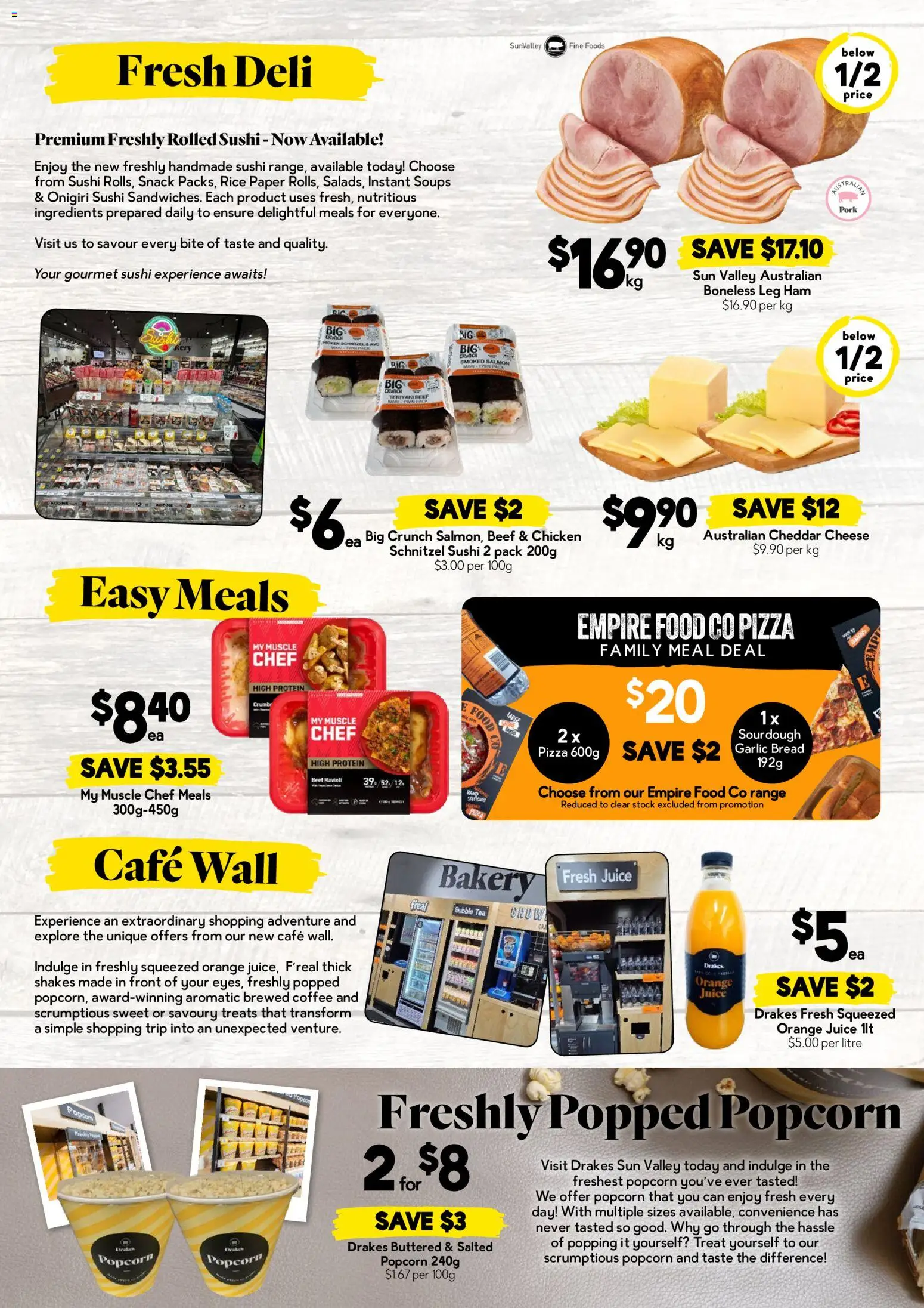 Drakes catalogue - valid from 05.11.2025 | Page: 3 | Products: Pizza, Chicken, Tea, Beef