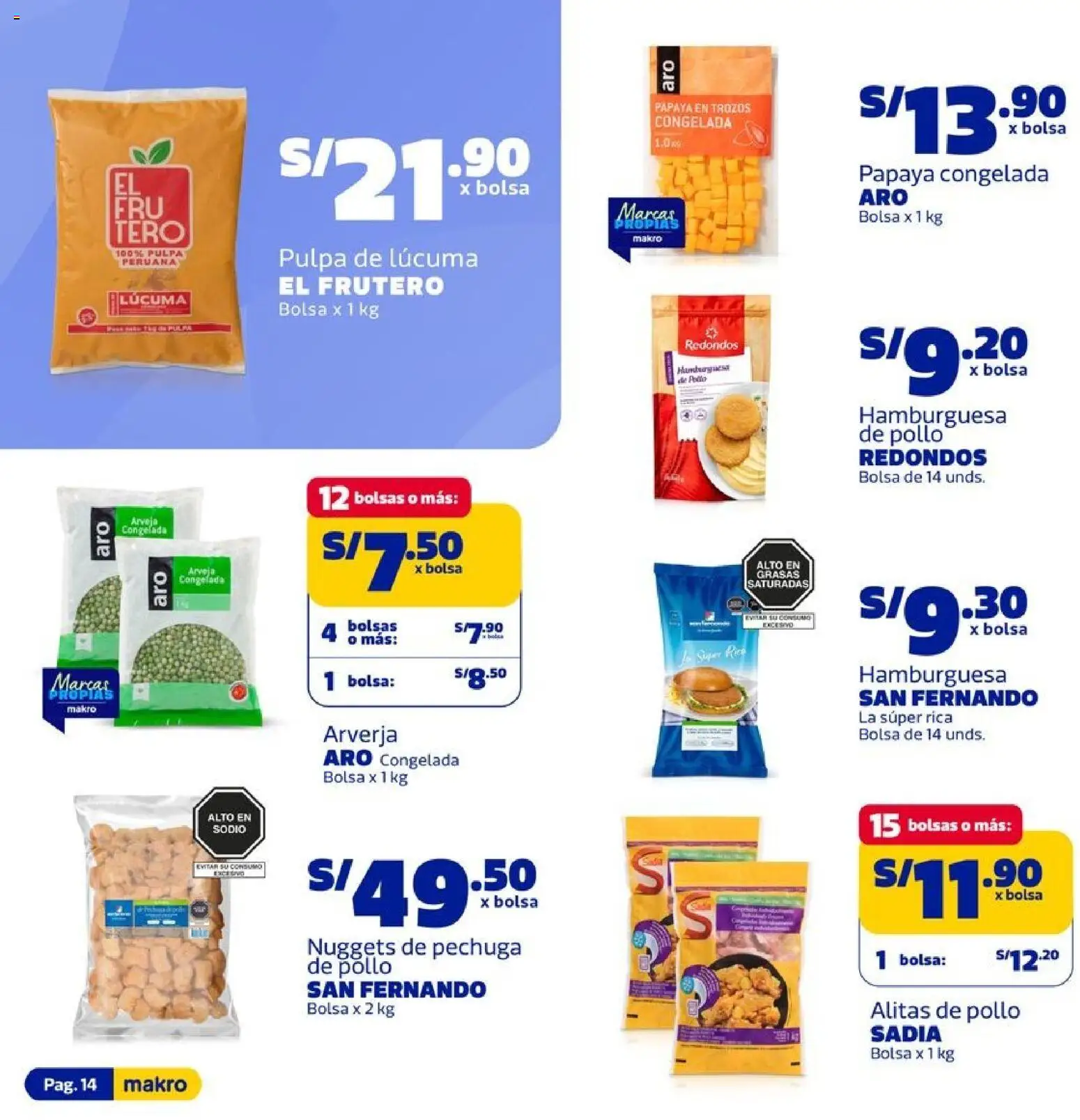 Catálogo Makro válido desde 26.02.2026 | Página: 14 | Productos: Bolsa