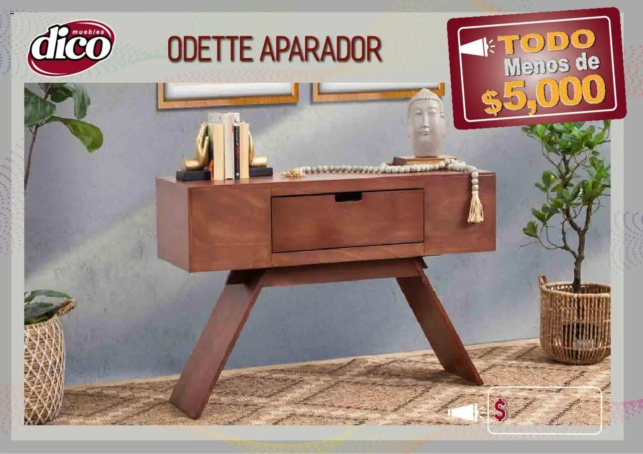 Nuevas ofertas de Muebles Dico válidas en toda la República Mexicana desde el 12.02.2025. ¡Encuentra las mejores ofertas en Muebles Dico catálogo Todo Menos! | Página: 26 | Productos: Aparador