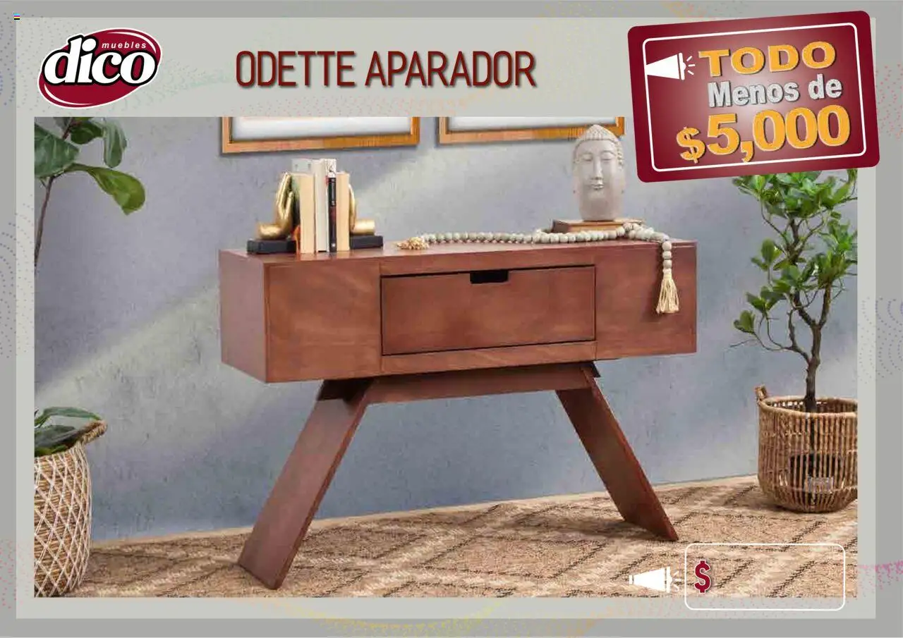 Nuevas ofertas de Muebles Dico válidas en toda la República Mexicana desde el 12.02.2025. ¡Encuentra las mejores ofertas en Muebles Dico catálogo Todo Menos! | Página: 26 | Productos: Aparador
