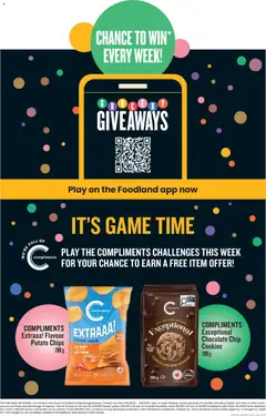 Preview of Foodland flyer - NL from shop Foodland valid from 26.03.2026 | Page: 17 | Products: Chips, Cookies, Game, Chocolate