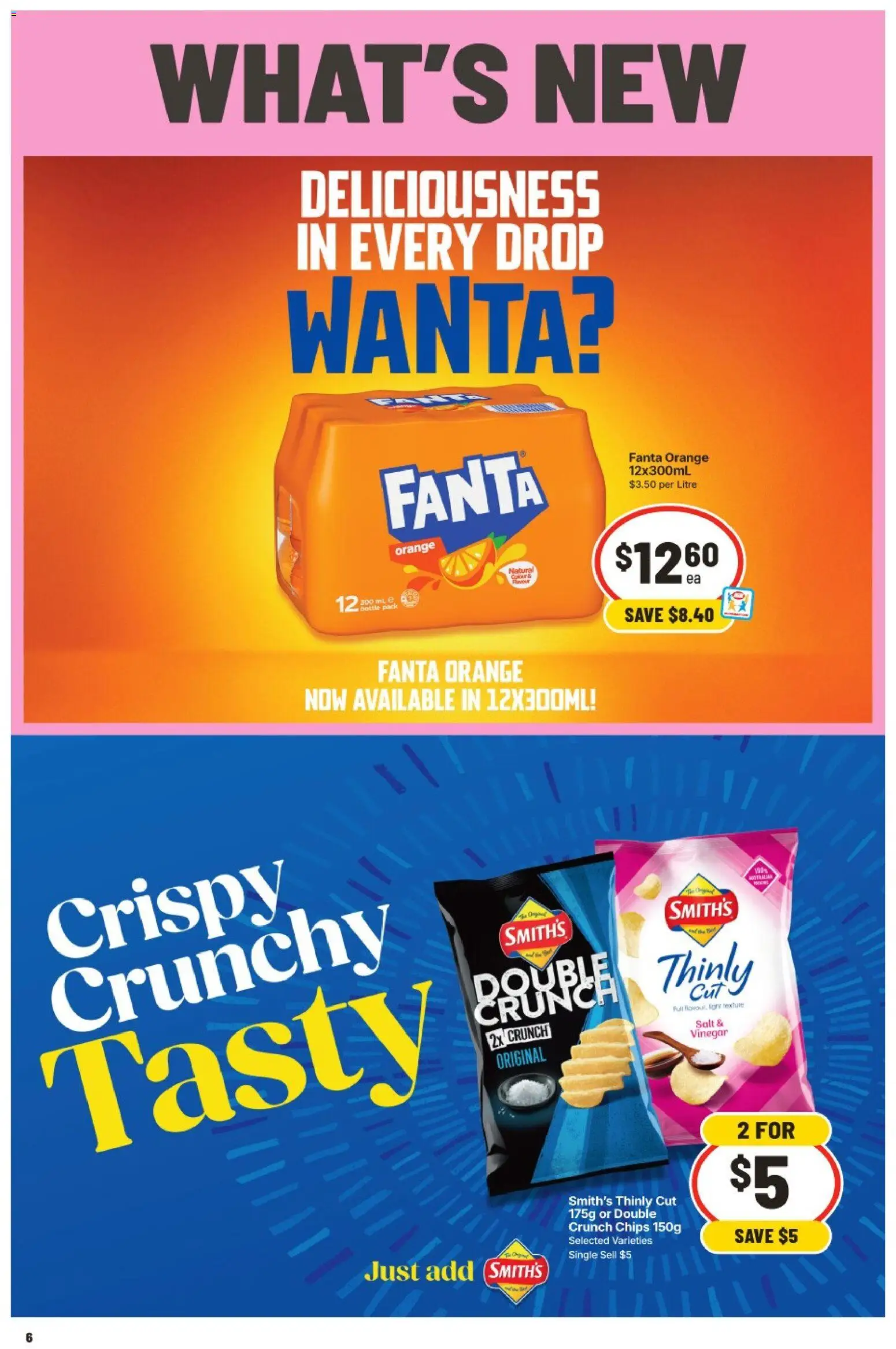 IGA catalogue - valid from 29.04.2026 | Page: 6 | Products: Chips, Salt, Vinegar