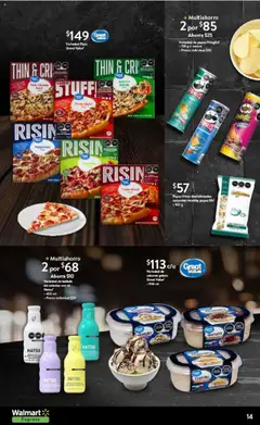 Nuevas ofertas de Walmart Express válidas en toda la República Mexicana desde el 14.08.2025. ¡Encuentra las mejores ofertas en Walmart Express - Folleto! | Página: 14 | Productos: Pizza, Papas fritas, Té