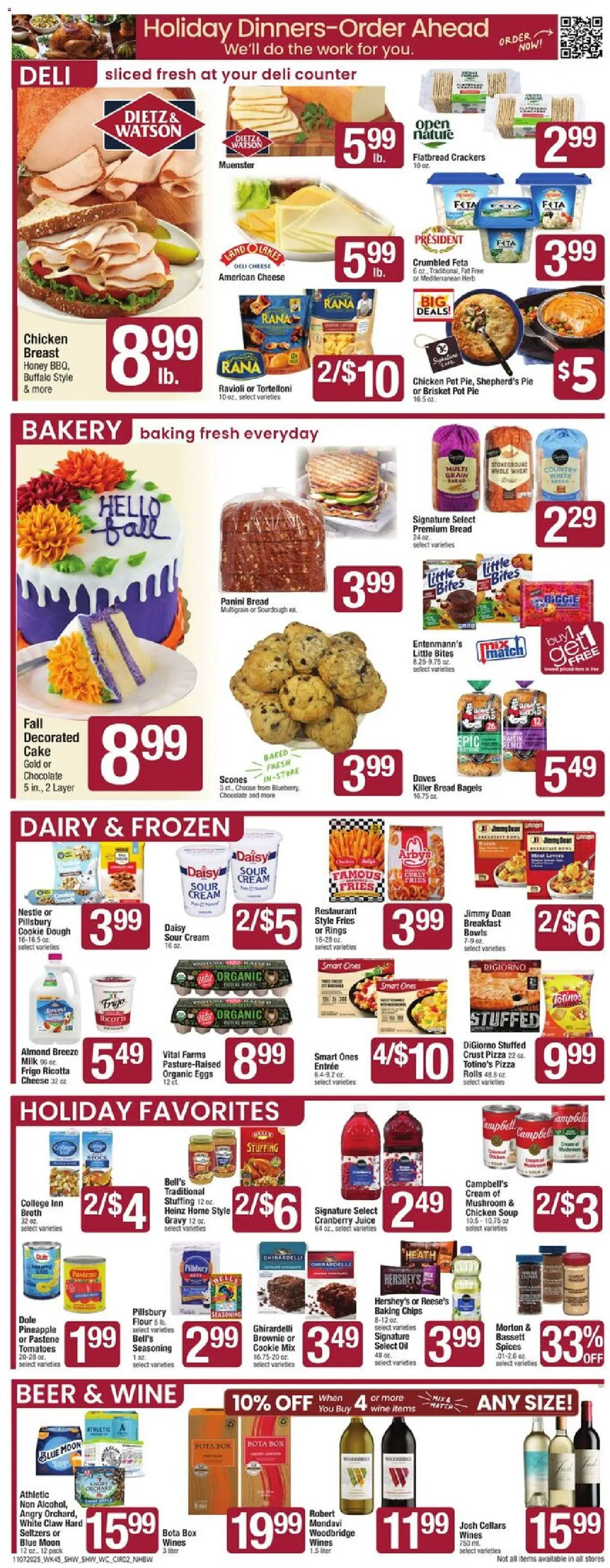 Shaw's Weekly Ad - NH - valid from 07.11.2025 | Page: 2 | Products: Oil, Beer, Sour cream, Spices