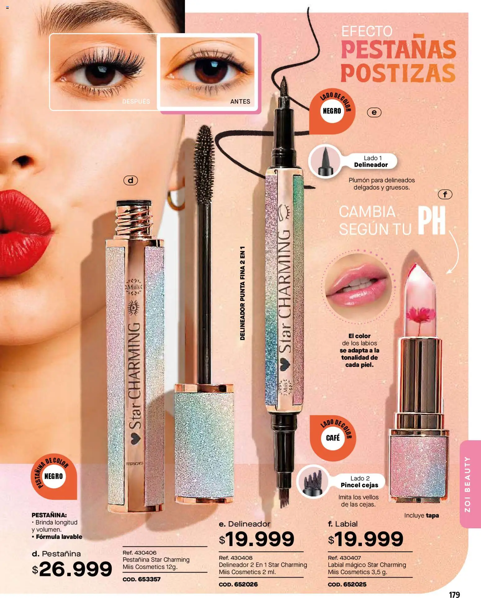 Pacifika revista - valida desde el 01.01.2026 | Página: 179 | Productos: Delineador, Pestañas postizas, Café