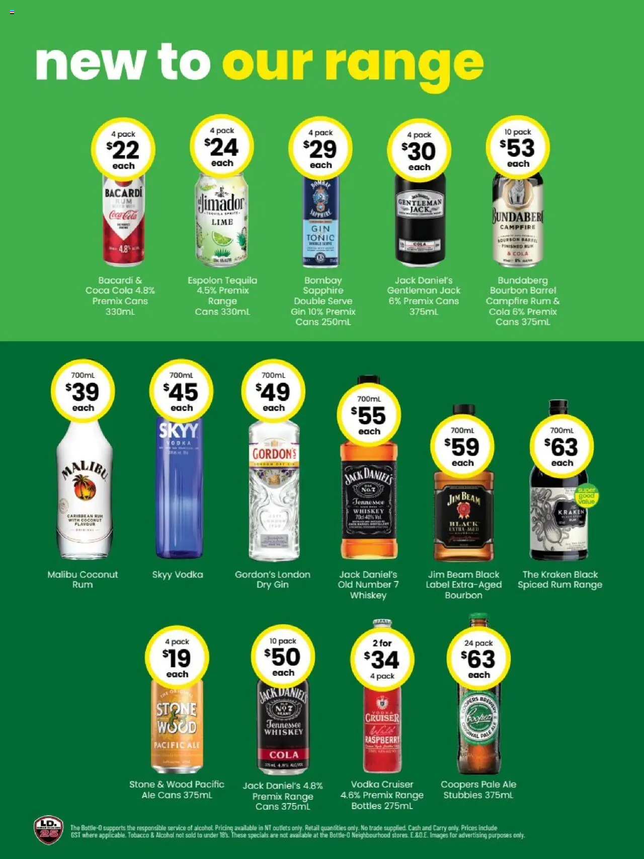 The Bottle-O catalogue - valid from 29.09.2025 | Page: 3 | Products: Bourbon, Wood, Lime, Raspberry