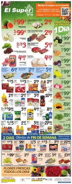 Preview of El Super weekly ads valid from 03.09.2025