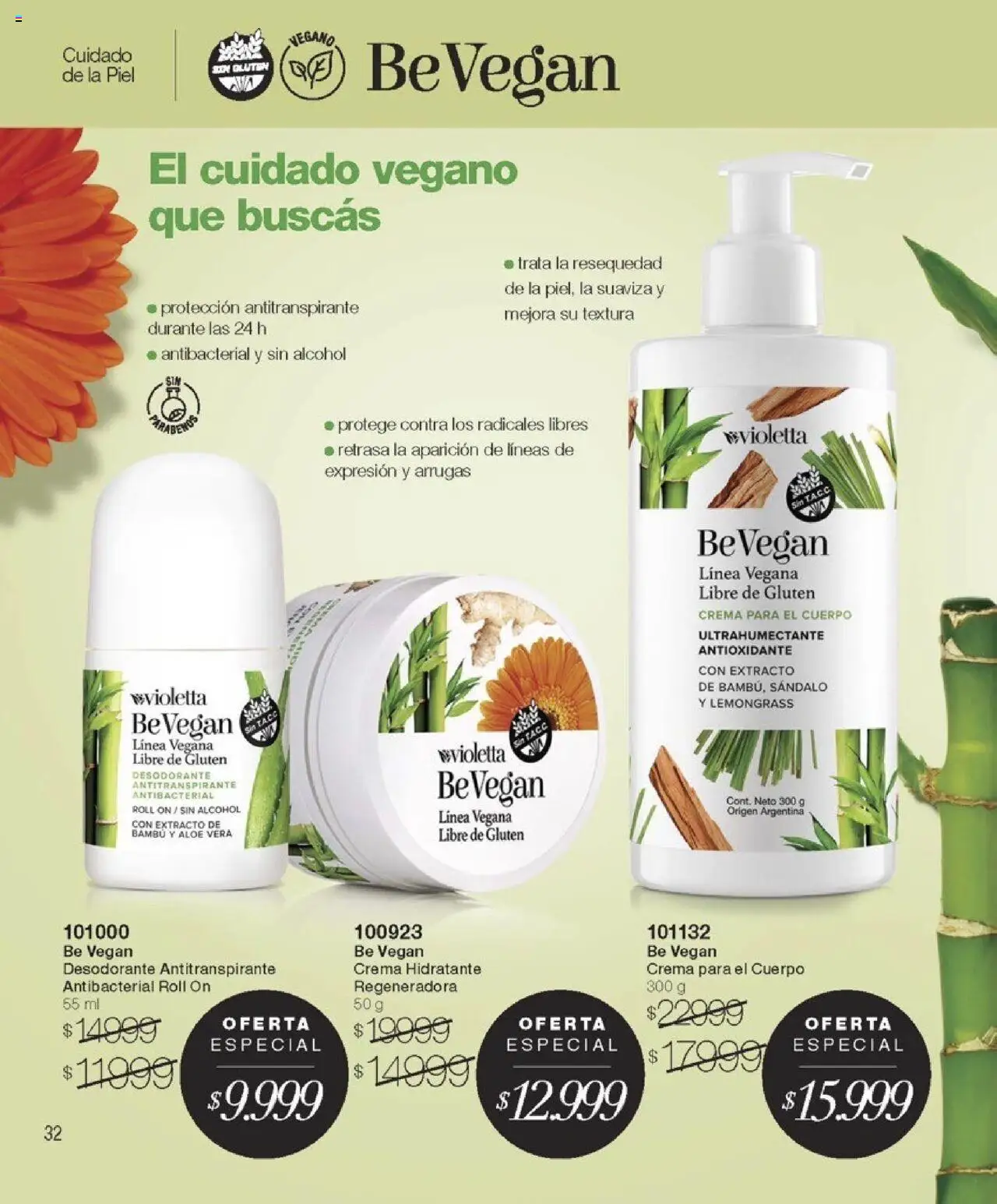 Violetta catálogo │ válido desde el 19.09.2025 | Página: 32 | Productos: Crema para el cuerpo, Desodorante, Antitranspirante, Crema